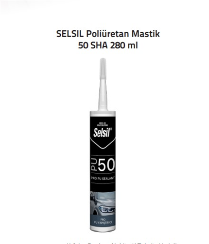 POLİÜRETAN MASTİK 50 SHA BEYAZ - SELSİL (280ml) (K-25)